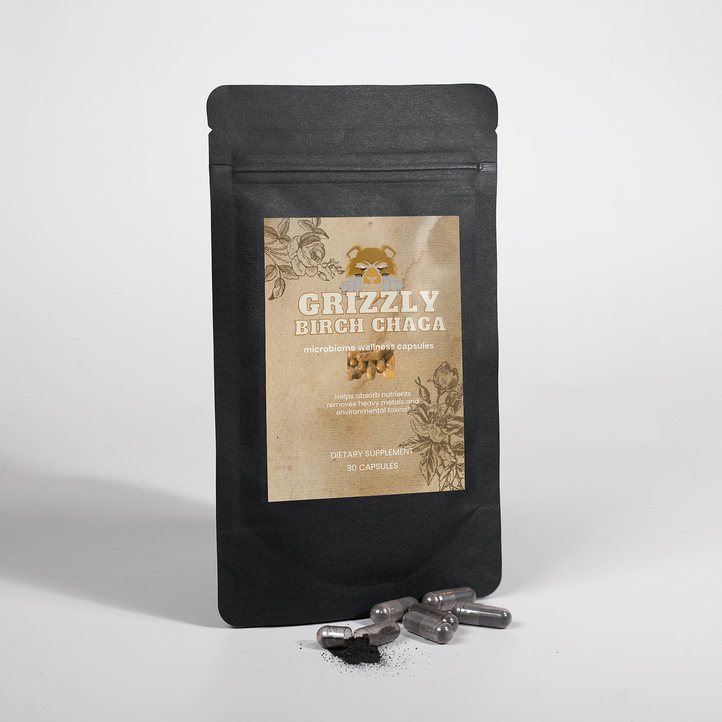 Birch Chaga Microbiome Wellness Capsules