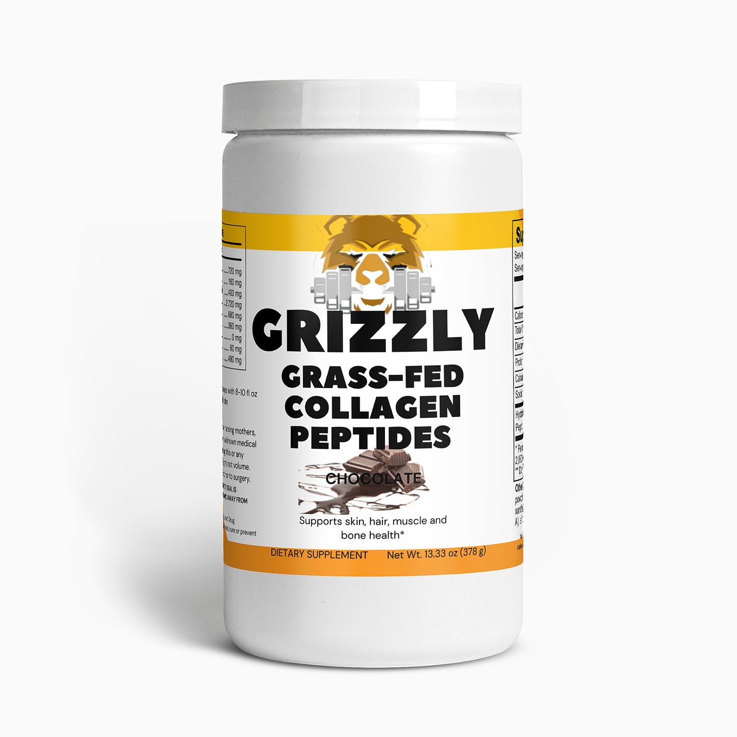 Grass-Fed Collagen Peptides Powder (Chocolate)
