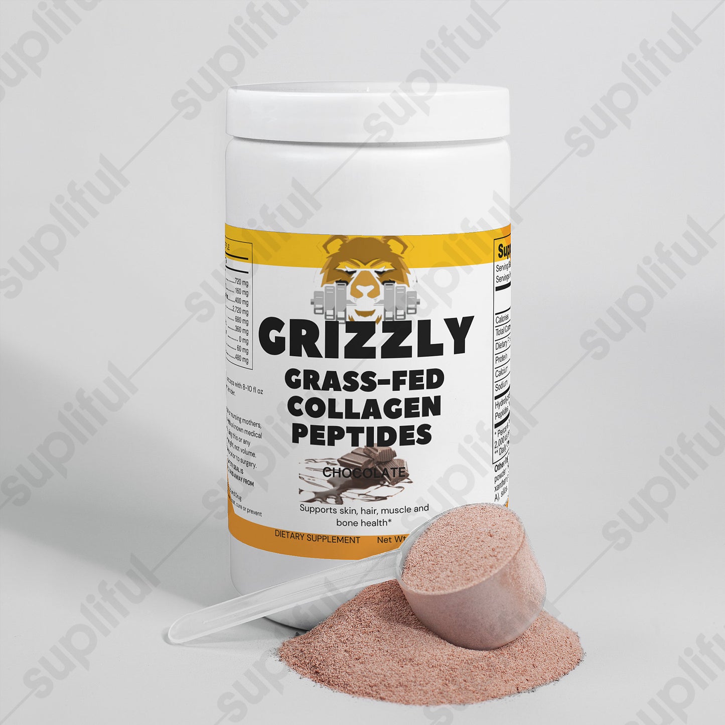Grass-Fed Collagen Peptides Powder (Chocolate)