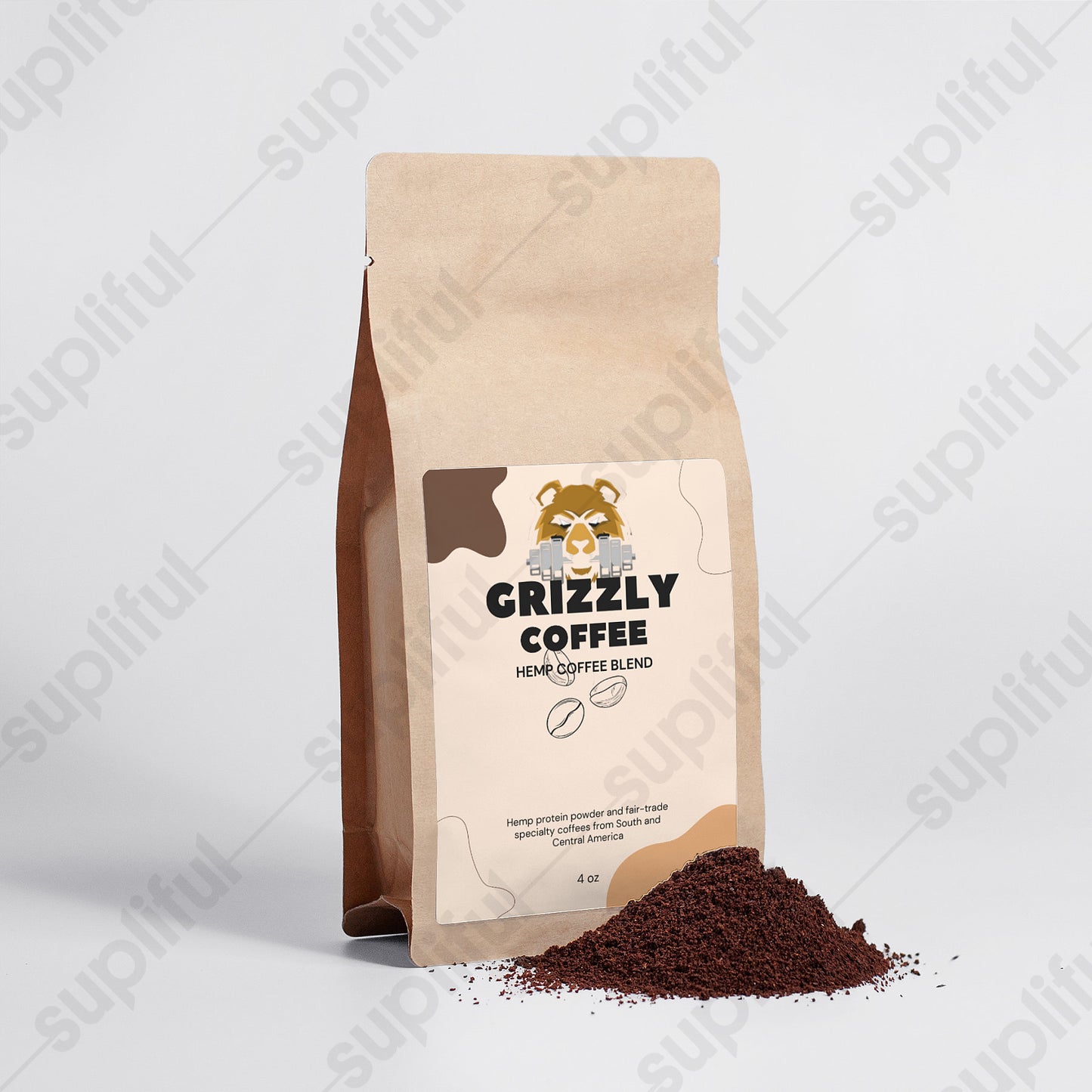 Organic Hemp Coffee Blend - Medium Roast 4oz