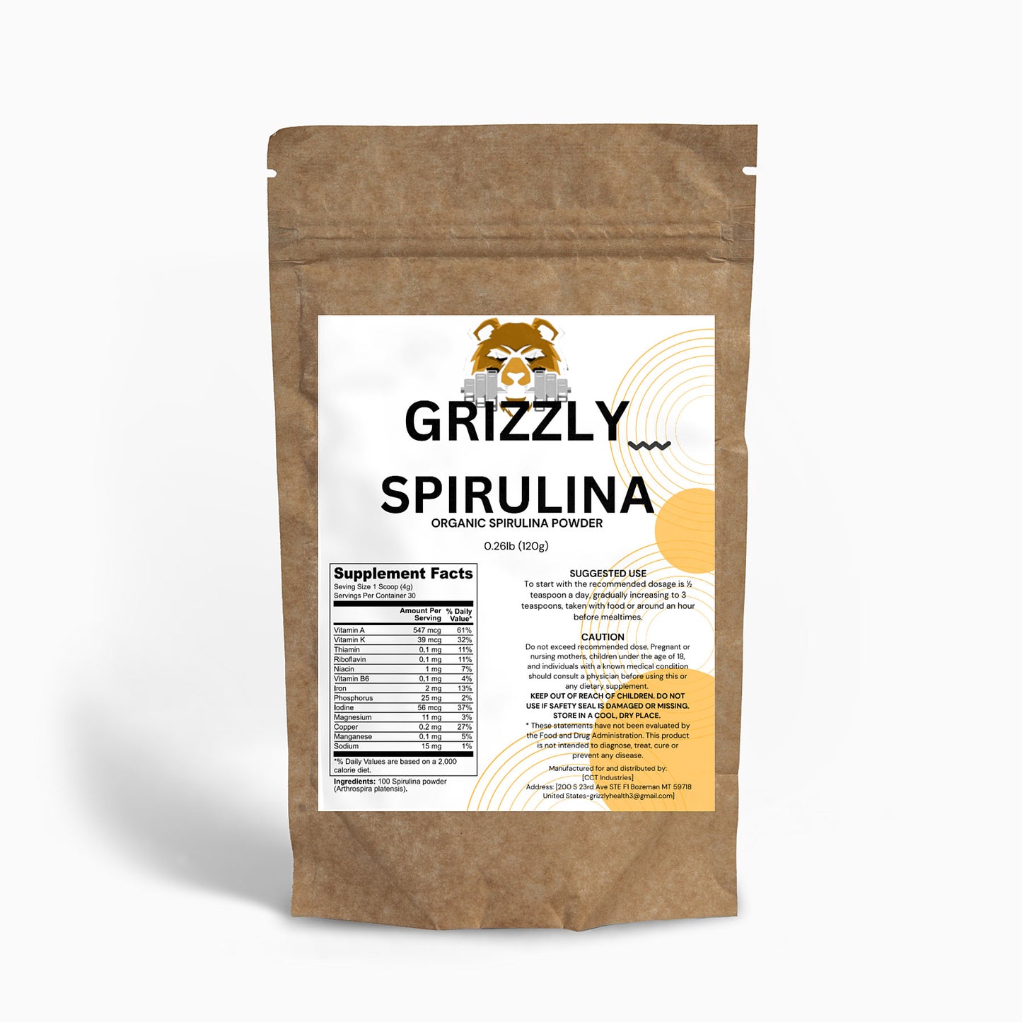 Organic Spirulina Powder