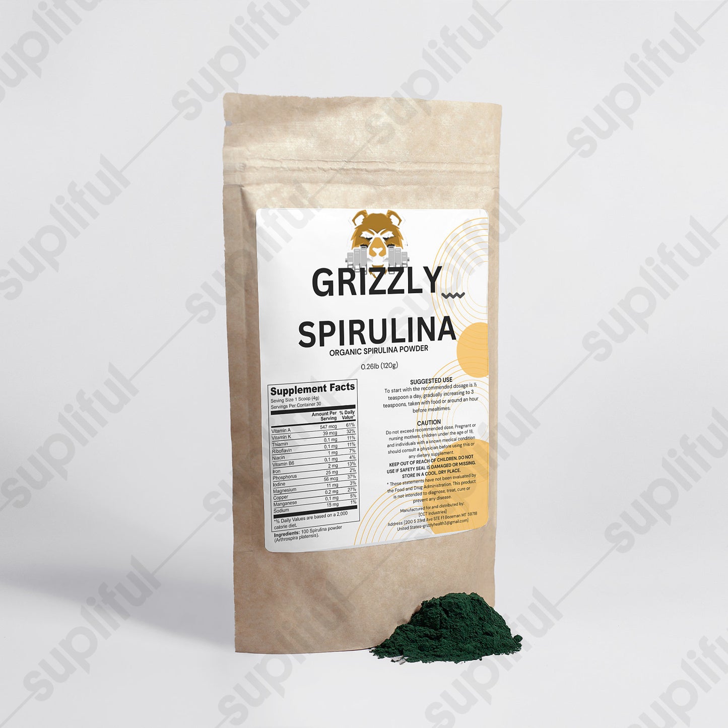 Organic Spirulina Powder